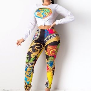 Two piece long sleeve outfit